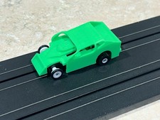 SCS Tjet 3D Eastern Dirt Modified Ho Slot Car Aurora Tjet Body Os3 Dash AW Green