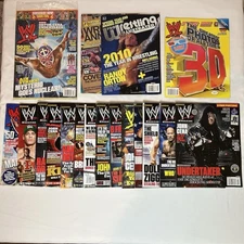 WWE Magazine Lot Of 16 From 2008- 2013 Plus 2 Pro Wrestling Illustrated 2011