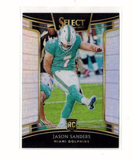 Jason Sanders RC 2018 Select Concourse #48 Silver Prizm