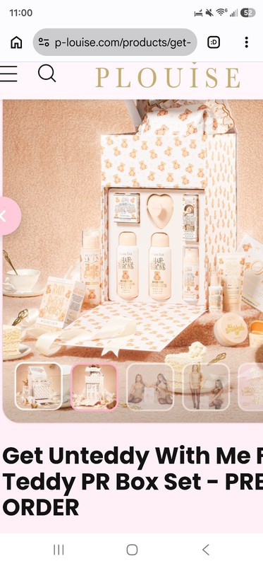 Get Unteddy with Me Full Teddy PR Box Set .PlouiseNew