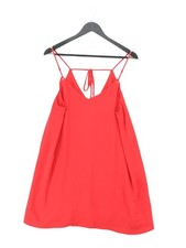 Topshop Slip Mini Dress in Red