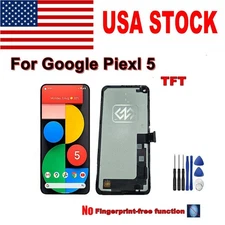 TFT LCD Display Digitizer Assembly For Google Pixel 5 Touch Screen Parts HAU