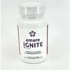 Amare Ignite For Her 60 Capsules Sexual Wellness & Hormone Balance Exp 09/26 NEW