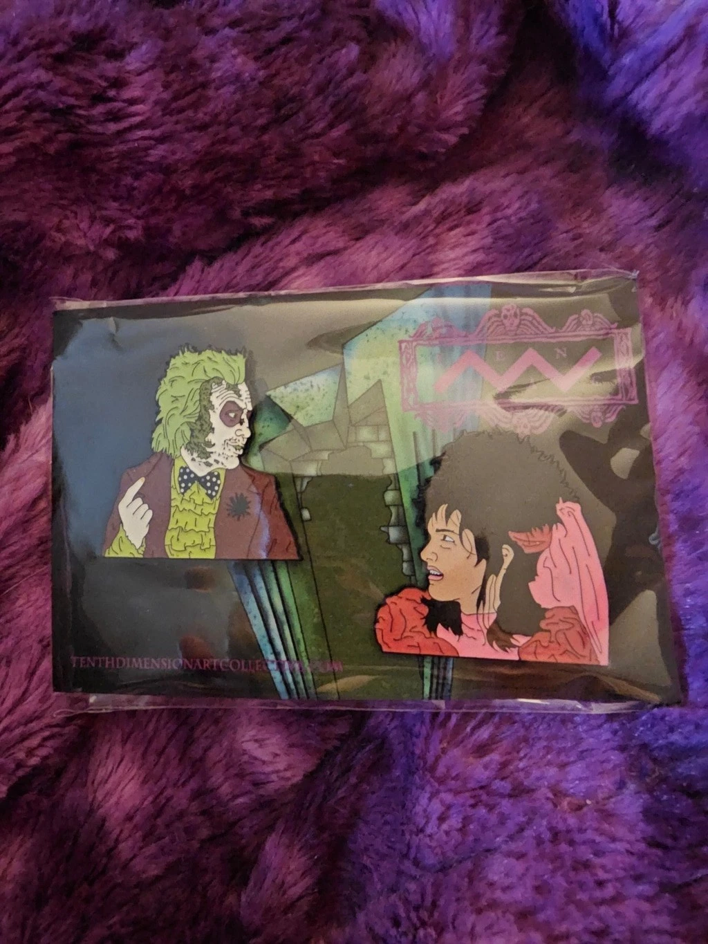 Beetlejuice Wedding Enamel Pin Set