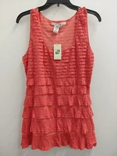 Max Studio Women's Orange Size L Tank