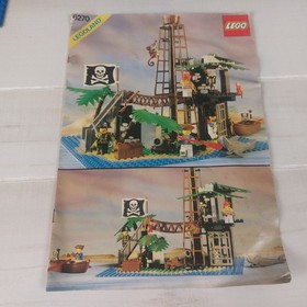 LEGO 6270 Pirates: Forbidden Island & Instruction Booklet Near Complete