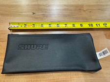 Shure microphone zipped case, black, unused/new