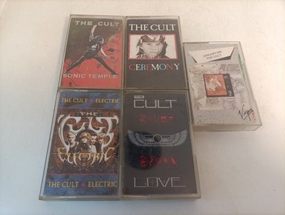 LOT 5x THE CULT Love Ceremony Dream Time Electric Sonic Temple MUSICASSETTE MC
