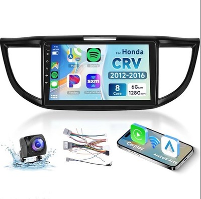 8 Core 6G+128G 9  Andr 13 Carplay WIFI For Honda CRV 2012-2016 Car Stereo Radio