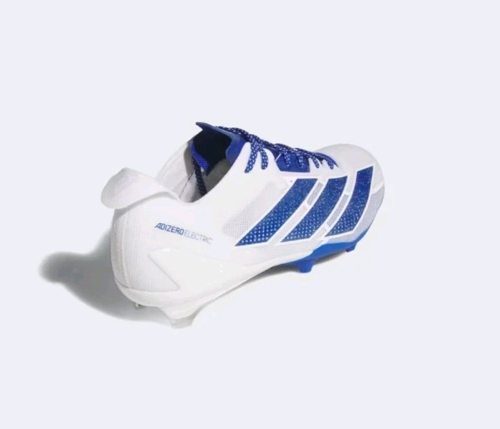 adidas Adizero Electric Football Cleats White Royal Blue Men  display picture 3