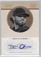 2012 Playoff Prime Cuts Century Gold Signatures 8/10 Drew Hutchison #63 Auto 0m0