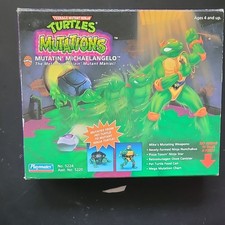 Playmates Toys TMNT Mutations Mutatin' Michelangelo Figure w  Accessories