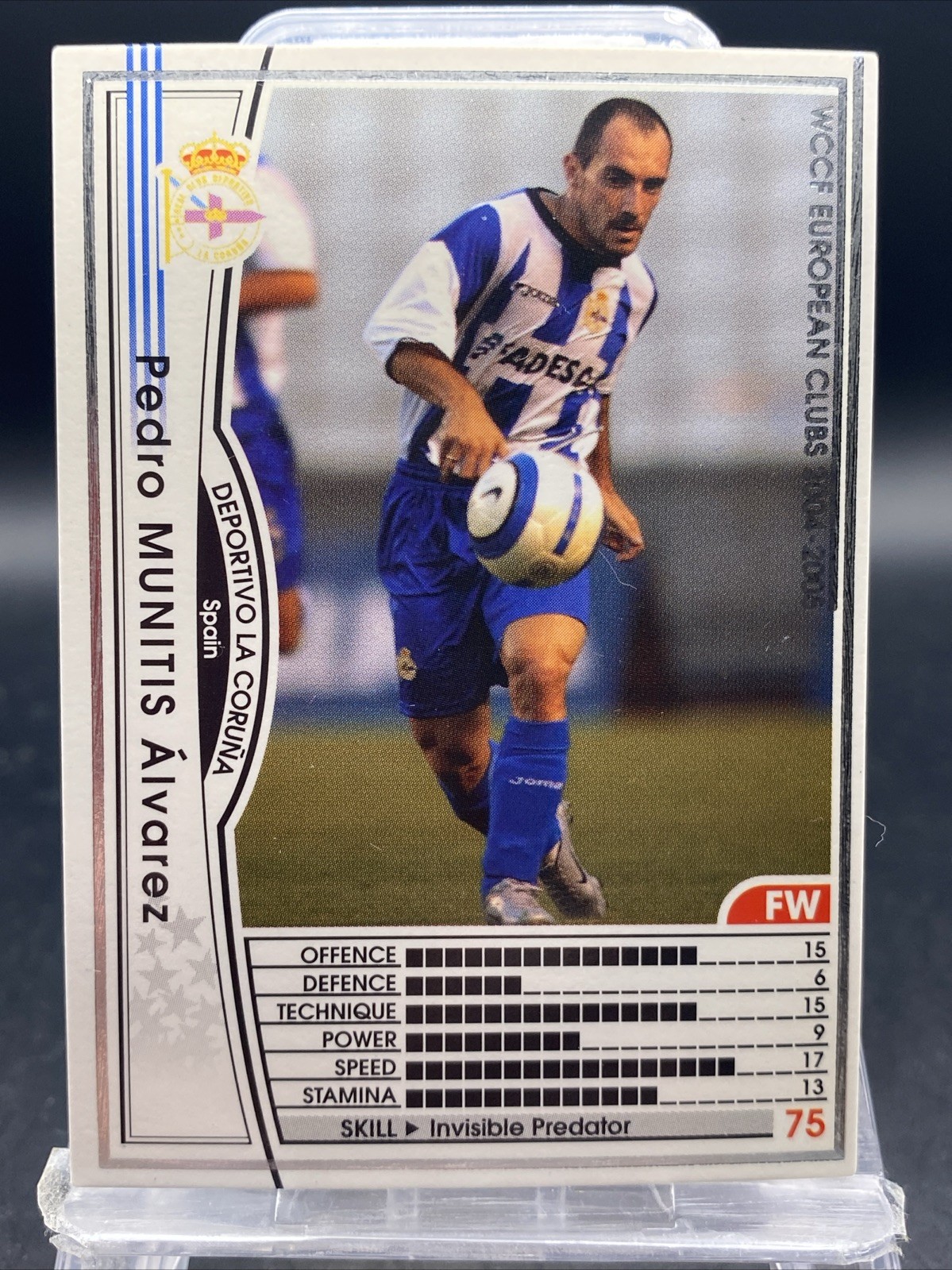 Pedro Munitis Panini WCCF 2004-2005 Deportivo La Coruña Regular Japanese 206/224