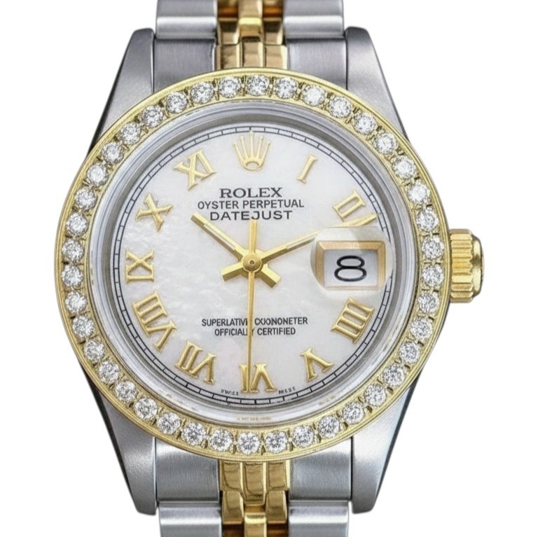 Rolex Datejust Two-Tone White Mother of