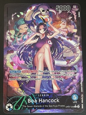 Boa Hancock (OP07-038) Leader Foil Card 5000 Power - One Piece CCG