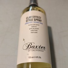 Clay Effect Style Spray by Baxter Of California for Men - 4 oz Hairspray