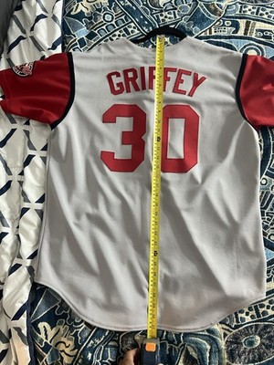 Ken Griffey Jr Mens Large Jersey Reds World Series Swingman Nike