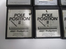 Atari 7800 Lot of 10 Games 6 different titles - Food Fight, Ms. Pac-Man and More