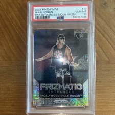 2024 Panini Prizm WWE Prizmatic Entrances Hulk Hogan #17 Mojo Prizm /25 PSA 10