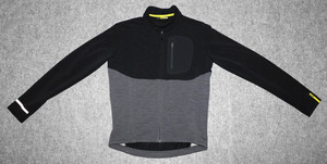 MAVIC WOMEN'S ALLROAD THERMO L/S Mid-Weight Wool Blend Cycling L Jacket / Jersey