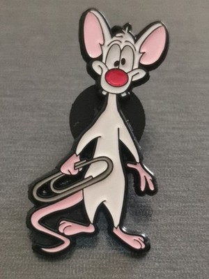 MINUS ET CORTEX PINKY AND THE BRAIN Pin Badge Patch Neu Hochwertig
