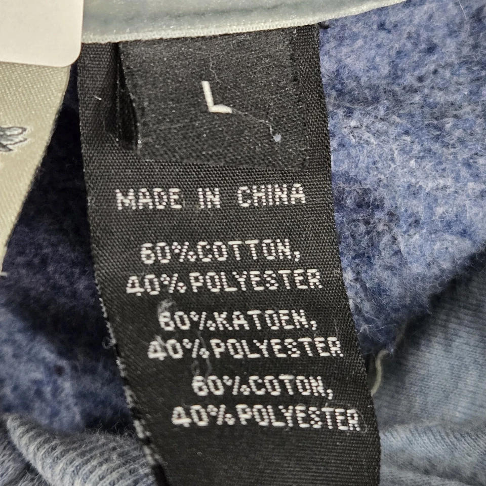 Harley-Davidson Women Hoodie L Blue Paisley Bar & Shield Rhinestones - Image 4 of 4