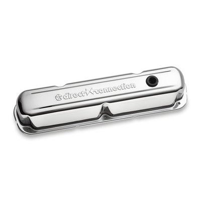 Proform Valve Cover Set 440-301; Direct Connection Chrome for Chrysler 273-360