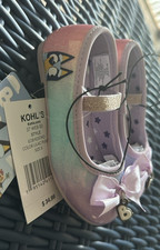 Bluey Girls Flats US 6 Colorblock Bow Charm G...