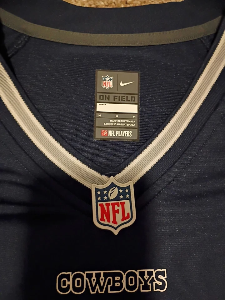 Camiseta Nike On Field Feminina Dak Prescott #4 Média M Azul Dallas Cowboys Nova com etiquetas - Imagem 3 de 4