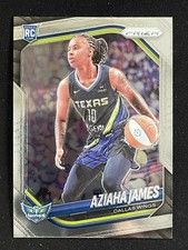 Aziaha James 2025 Panini Prizm WNBA Dallas Wings Base RC #83