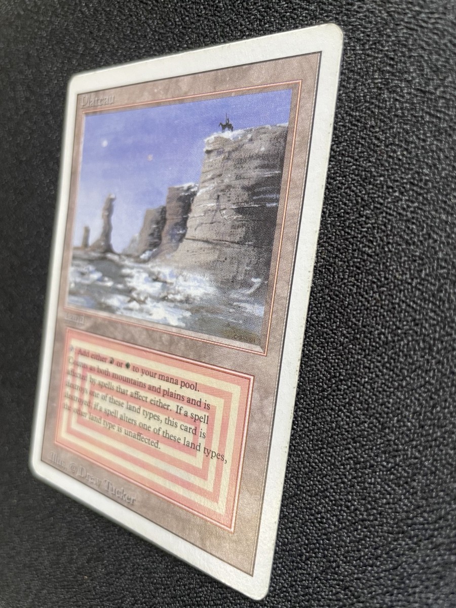 Magic the Gathering (MTG) - Revised Plateau - Dual Land - MP | eBay