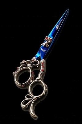 6'' Professional Hair Cutting Scissors Japanese 440C Stainless Steel Salon Shears