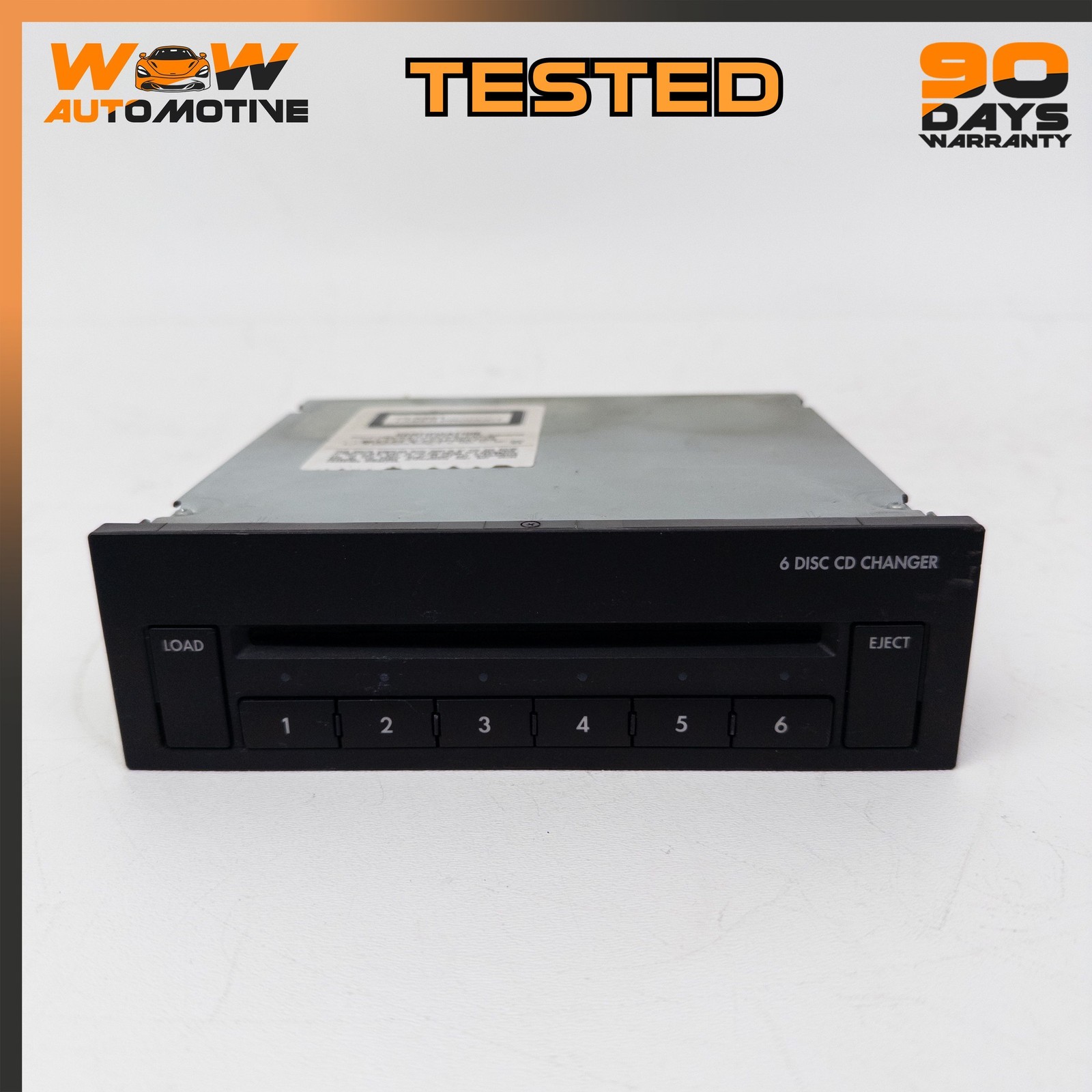 04-13 BENTLEY CONTINENTAL FLYING SPUR 6 DISC CD CHANGER PLAYER ASSEMBLY OEM