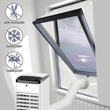 Portable Air Conditioner Window Seal Kit Zip Vent Cloth For Roof Windows