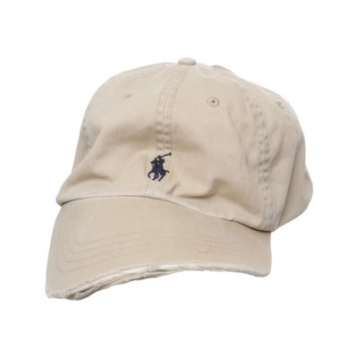Polo Ralph Lauren, Baseball-Mütze, Größe: ONE SIZE, Baumwolle, Beige #ByC