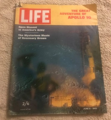 Life Magazine 1969 June 9. The great adventurevof Apollo 10.Open Dissent in Army