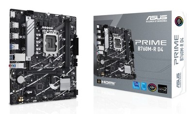 ASUS PRO B760M-R D4                   (Intel,1700,DDR4,mATX)