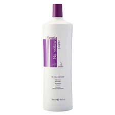 Fanola No Yellow Conditioner 33.8 Fl Oz Purple Toning Mask for Blonde Hair