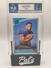 2018 Panini Donruss - Rated Rookie Saquon Barkley #306 (RC) C3 Grading 9