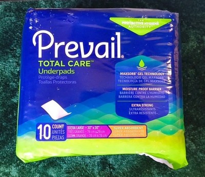 40 Disposable Underpads 30'' x 30'' Moisture Proof Barrier Super Absorb Prevail