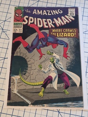 Amazing Spider-Man #44 1967 Marvel Comics VG 4.0 2nd App Lizard Mary Jane Watson
