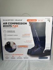 Sharper Image Air Compression Boots Flex Leg Recovery System Large/X-Large