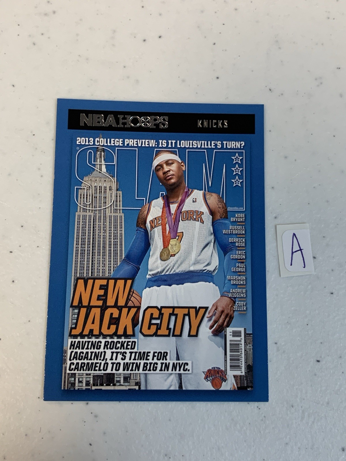 2020-21 Panini NBA Hoops - Slam Carmelo Anthony #3 A