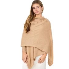 Velanio Cashmere Luxury Knitted Wrap Travel Shawl Scarf, Pashmina Stole, All-...