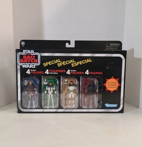 Star Wars Vintage Collection The Bad Batch Special Edition 4 Pack Figure Set