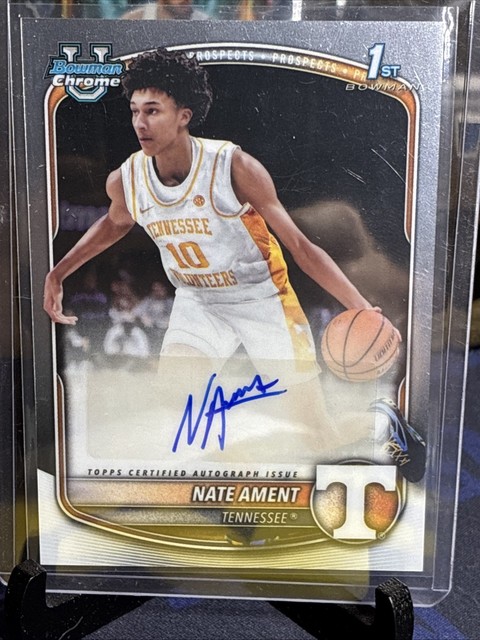 Nate Ament 2025 Bowman Bowman Chrome Chrome Prospect Autographs