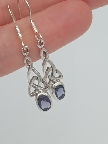 celtic knot earrings Sterling silver