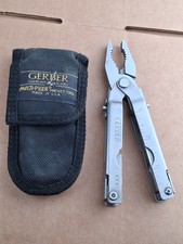 Vintage Gerber Multi-Plier Pocket Tool USA w/ Sheath Pat 5142721 5212844