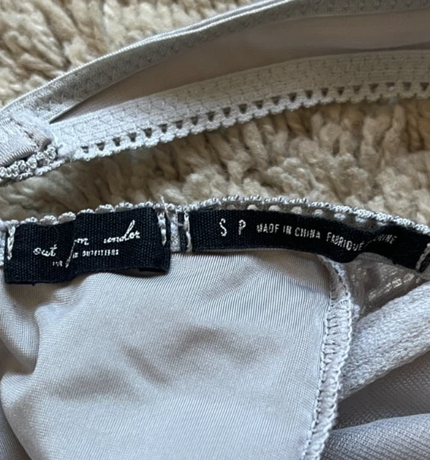 Out From Under Lots Of Lace Bodysuit in Lavender Size SMALL - Image 4 of 4