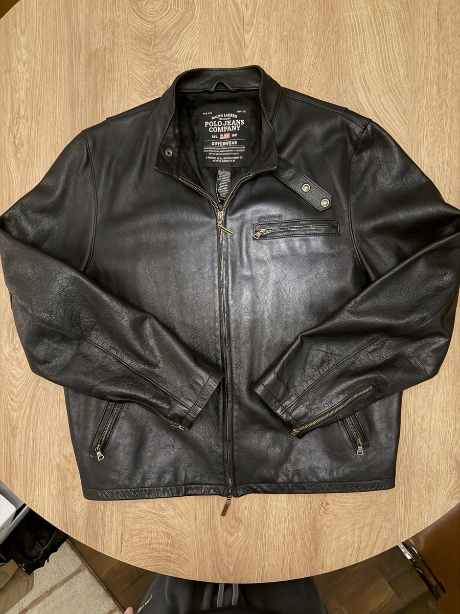 Polo Ralph Lauren Leather Outer Shell Coats, Jackets & Vests
